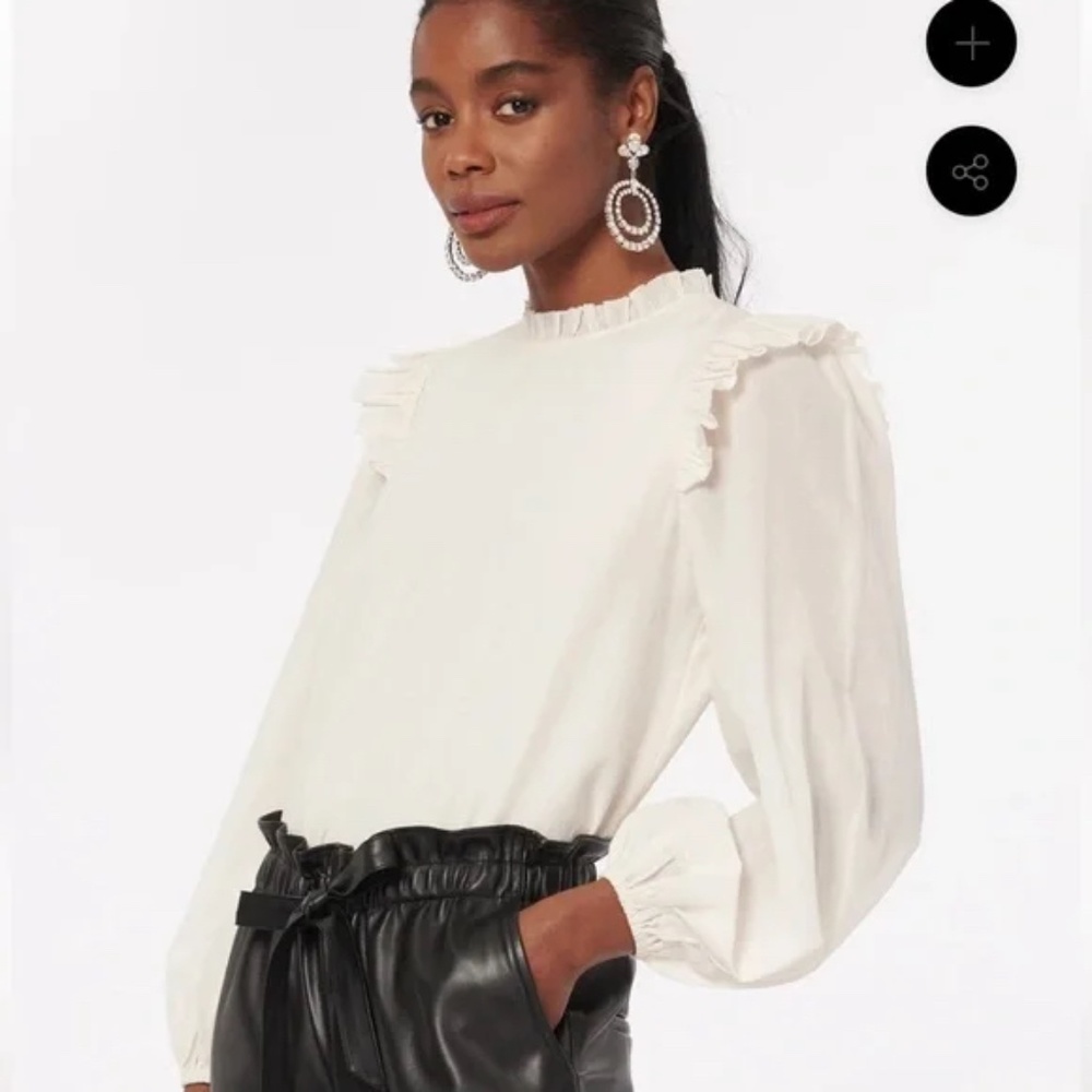 NWT Cami NYC Georgina Top Ceramic with Long Sleeves